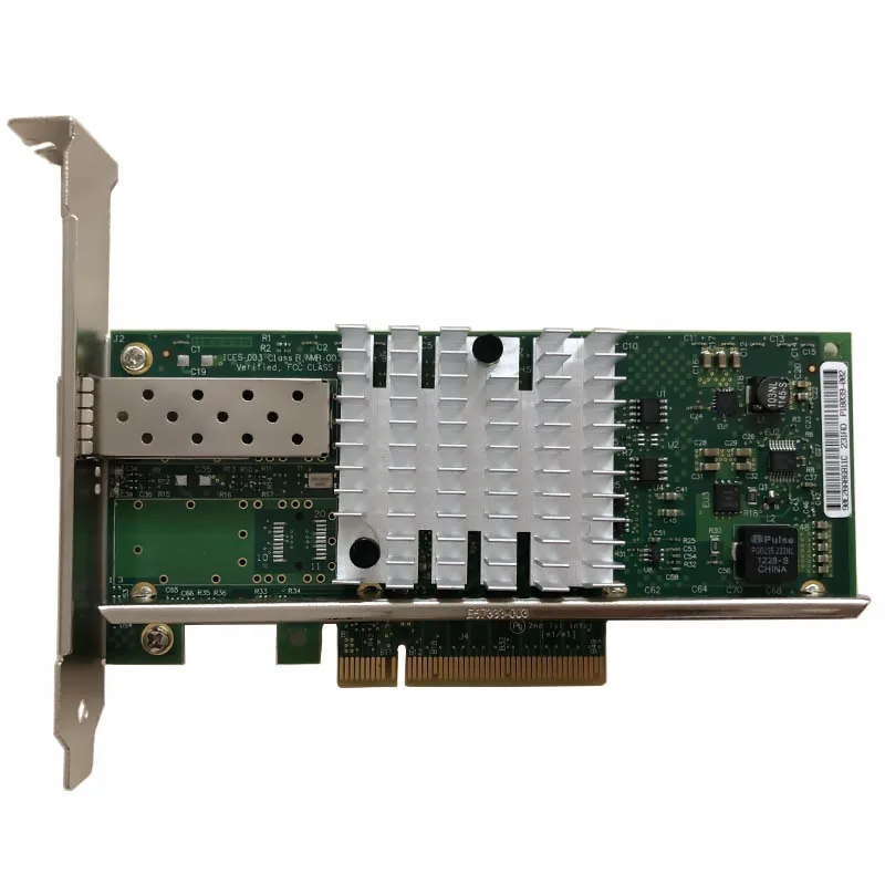 

Eastforfuy X520-DA1 10GBase PCI Express x8 intel 82599 EN Chip Single Port Ethernet Network Adapter E10G41BTDA,SFP not included