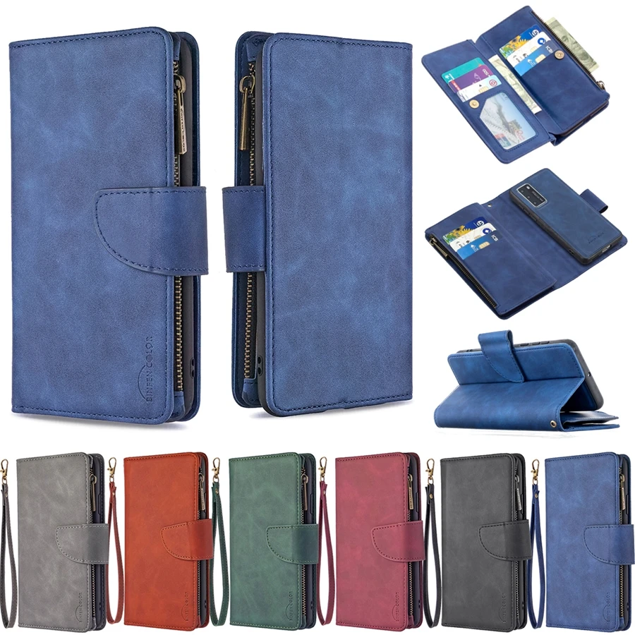 PU Leather Zipper Multi-function Light Painted Wallet Flip Card For Huawei P40 Lite/Pro P30 Lite P Smart Z/2019/2020 Y5P Y6P Y7P | Мобильные