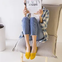 10 пар, новые носки-башмачки, одноцветные женские носки-невидимки из хлопка,, женские носки