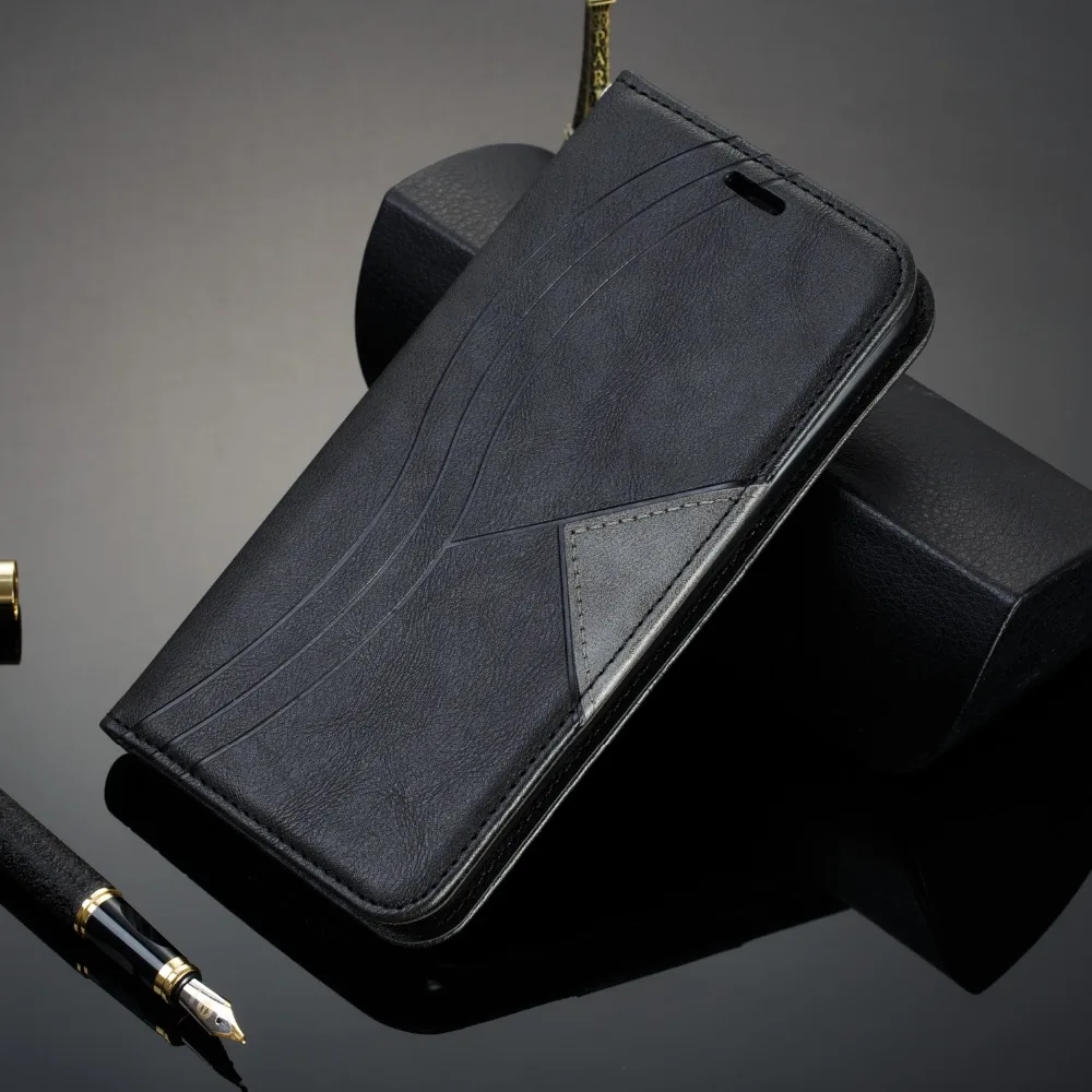 Для iPhone 11 Pro Max 6 6S 7 8 Plus X XS XR Магнитный кошелек на присоске кожаный чехол слот для карт откидная подставка чехол сумка для мобильного телефона