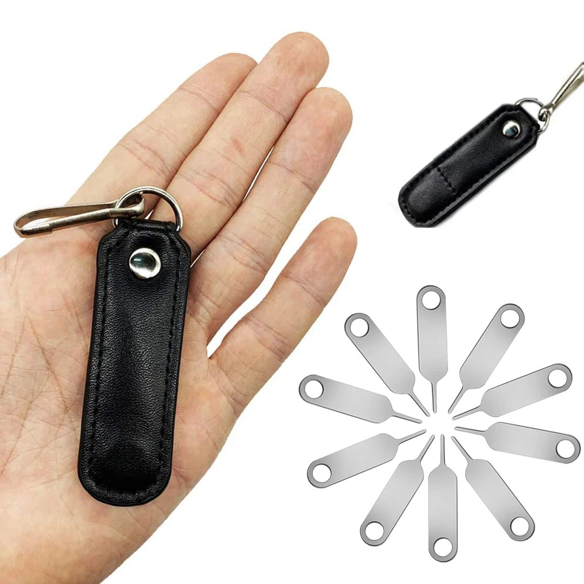 PUDetachableKeychainCharmSIMcardholderSIMlosspreventioncase1