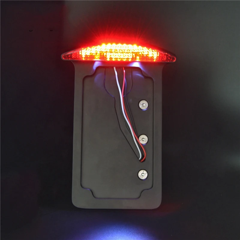 12V мотоцикл вертикальный боковой номерной знак держатель кронштейн задний