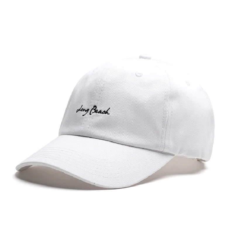 Бейсболки женские шапки для мужчин Trucker бренд Snapback cap s Мужская винтажная вышивка Кепка кость Черная шапка для папы s - Цвет: Белый