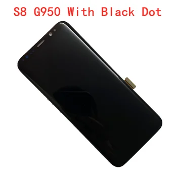 

With Black Dot ORIGINAL AMOLED Display LCD for SAMSUNG S8 LCD G950U G950A G950F Touch Screen Digitizer Assembly