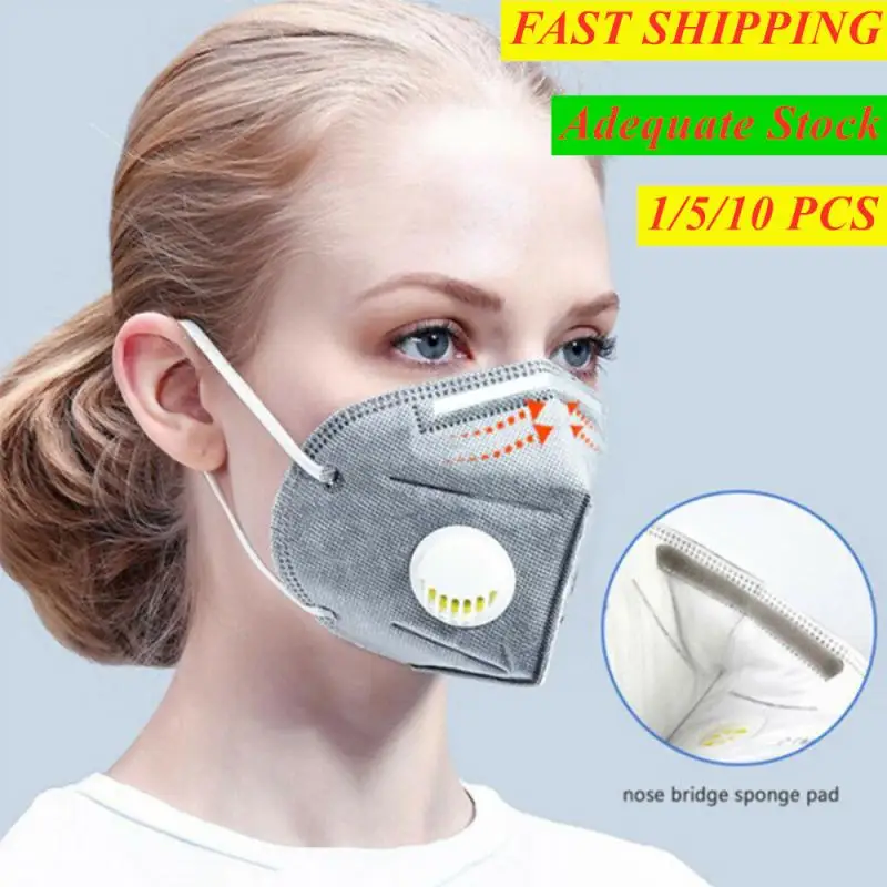 

10Pcs KN95 Mask Respirator KN95 Filter Disposable Protective Masks Anti Dust Face Mouth Mask PM2.5 Safety Dust Mask