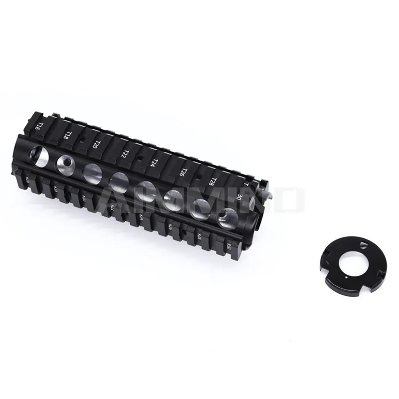 M16 страйкбол AEG RIS Handguard 6,7 дюймов CNC Picatinny Quad Rails Handguard 20 мм 4 рельсовая система крепления