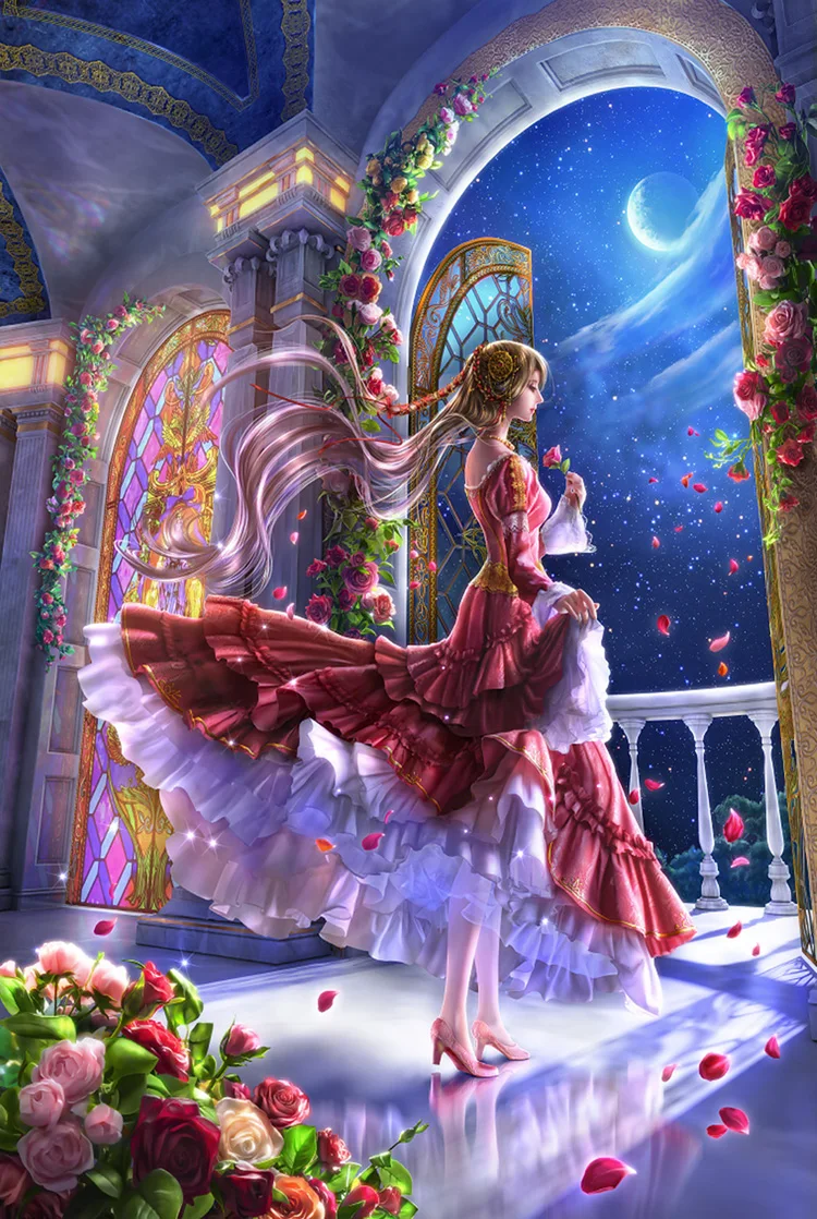 

Деревянный пазл Принцесса Роза Ersion, 1000 шт., белая карта, взрослые и детские развивающие игрушки