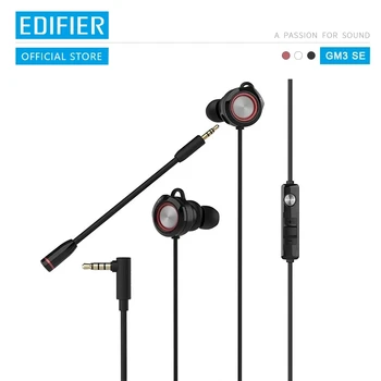 

EDIFIER GM3SE gaming headset Dual mics Dual moving coils Precise Acoustic Positioning Arc shaped earwings earphone