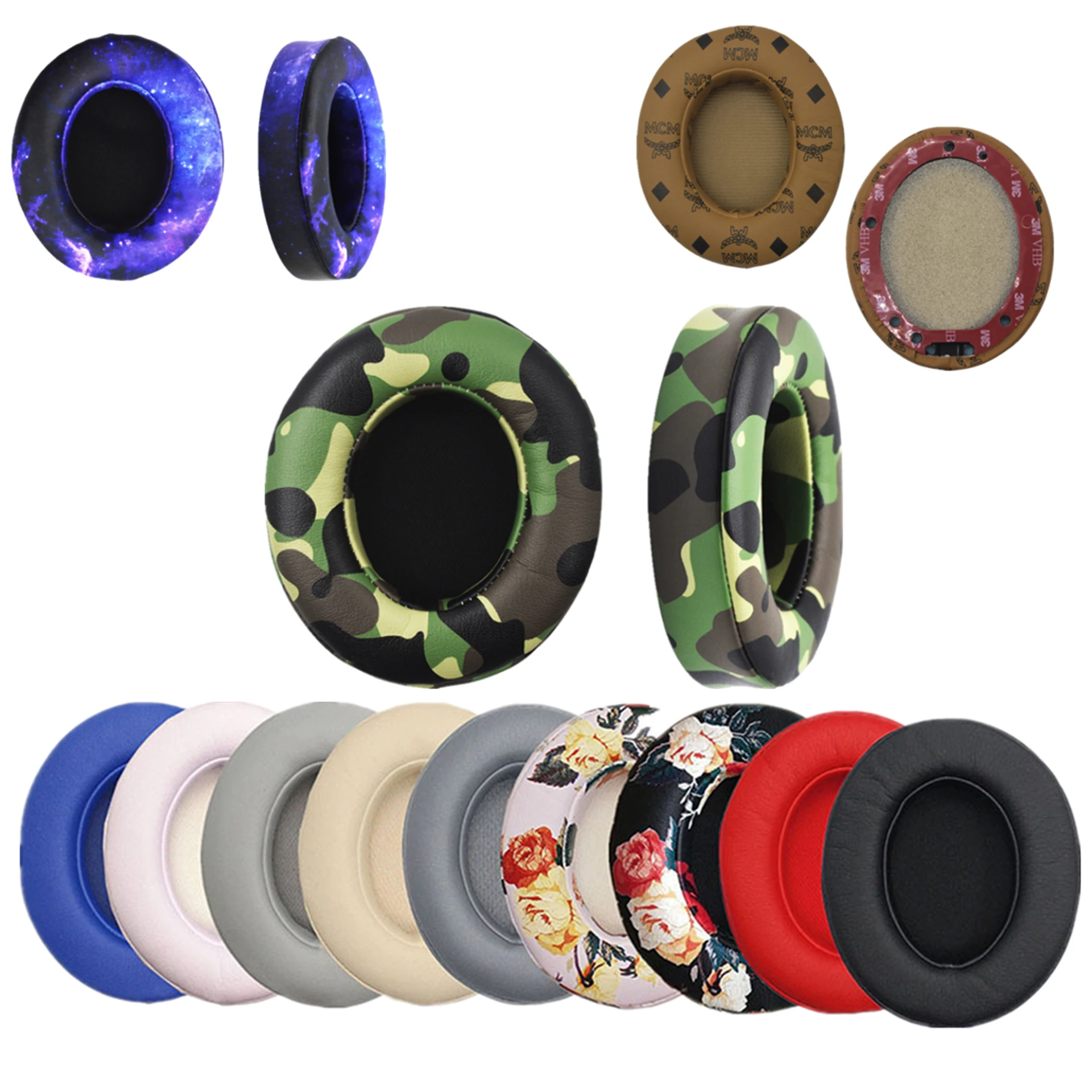 For Beats Studio 2 0 Studio 3 0 Wireless and Wired headphone Replacement New Ear Pads Protein Leather