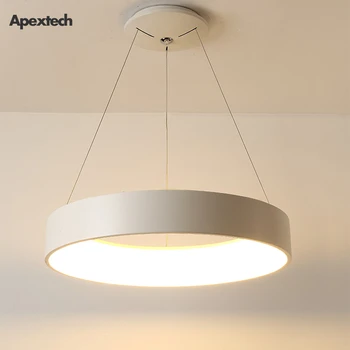 

Modern LED Ring Pendant lamp Nordic style dining room hanging light kitchen bar Suspension Lamp Decoration lighting Fixtures