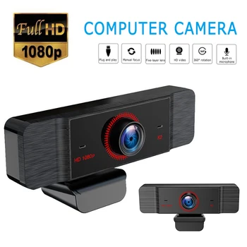

USB Auto focus 2 million pixels full hd 1080P HD Webcam with mircophone Web Cam Camera for Computer PC Laptop Desktop New