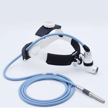 

CE/FDA Approval Dental Surgical Surgery Medical Operation Examination Optical Fiber Headlamp 50W Xenon Cold Light Source