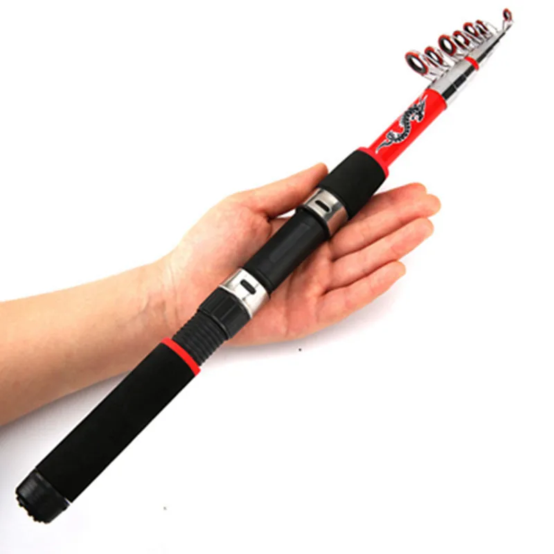 

2020 Glass Telescopic Rod Portable 1.8M 2.4M 2.7M 3M 3.3M 3.6M EVA Handle Spinning Rod Fishing Pole Drop Shipping