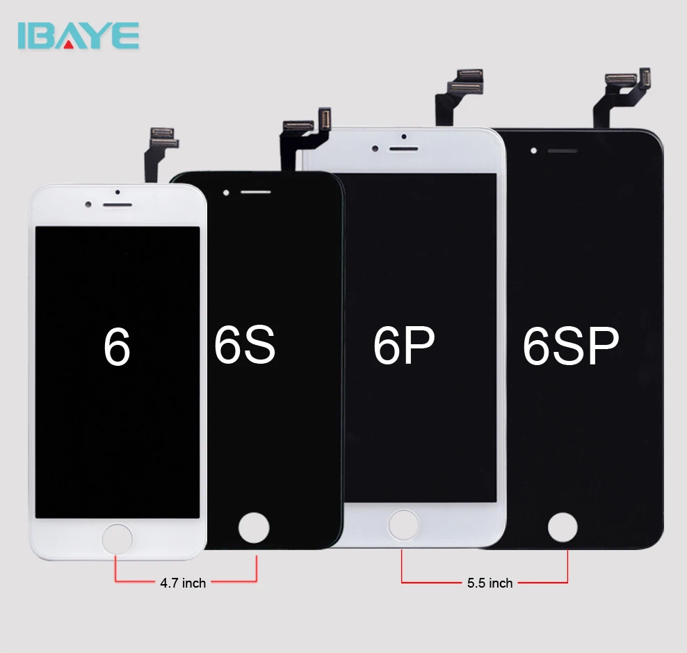 AAA Качество ЖК-дисплей для iPhone 6 6s Замена Сенсорный экран дисплей дигитайзер