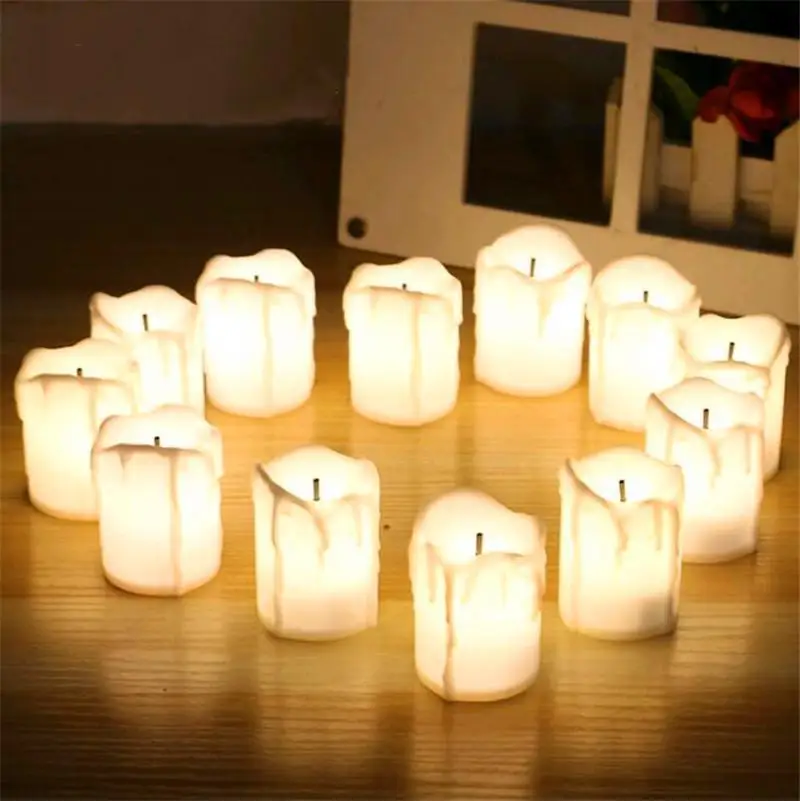 

24Pcs LED Electric Battery Powered Candles Light for Party Wedding Bar Decoration