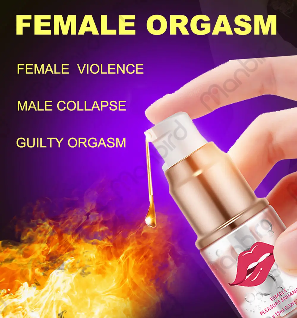 Orgasm Gel Libido Enhancer Sexual Aphrodisiac Intense Orgasmic Gel Sex Drops Exciter for Women Stimulant Vagina Sex Spray 15ml