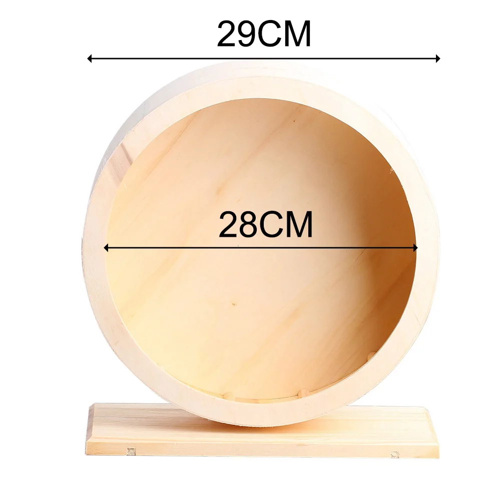 Деревянный немой ролик хомяк Бег упражнения мышь Ежик Спортивное колесо Поставка игрушек для домашних животных