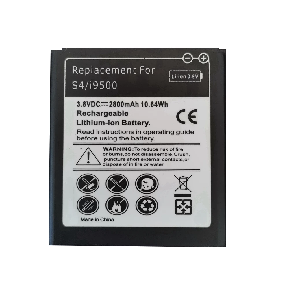 S4 батарея для Samsung galaxy s4 телефон B600BC B600BE I9500 I9502 i9295GT-I9505 I9508 аккумуляторная |
