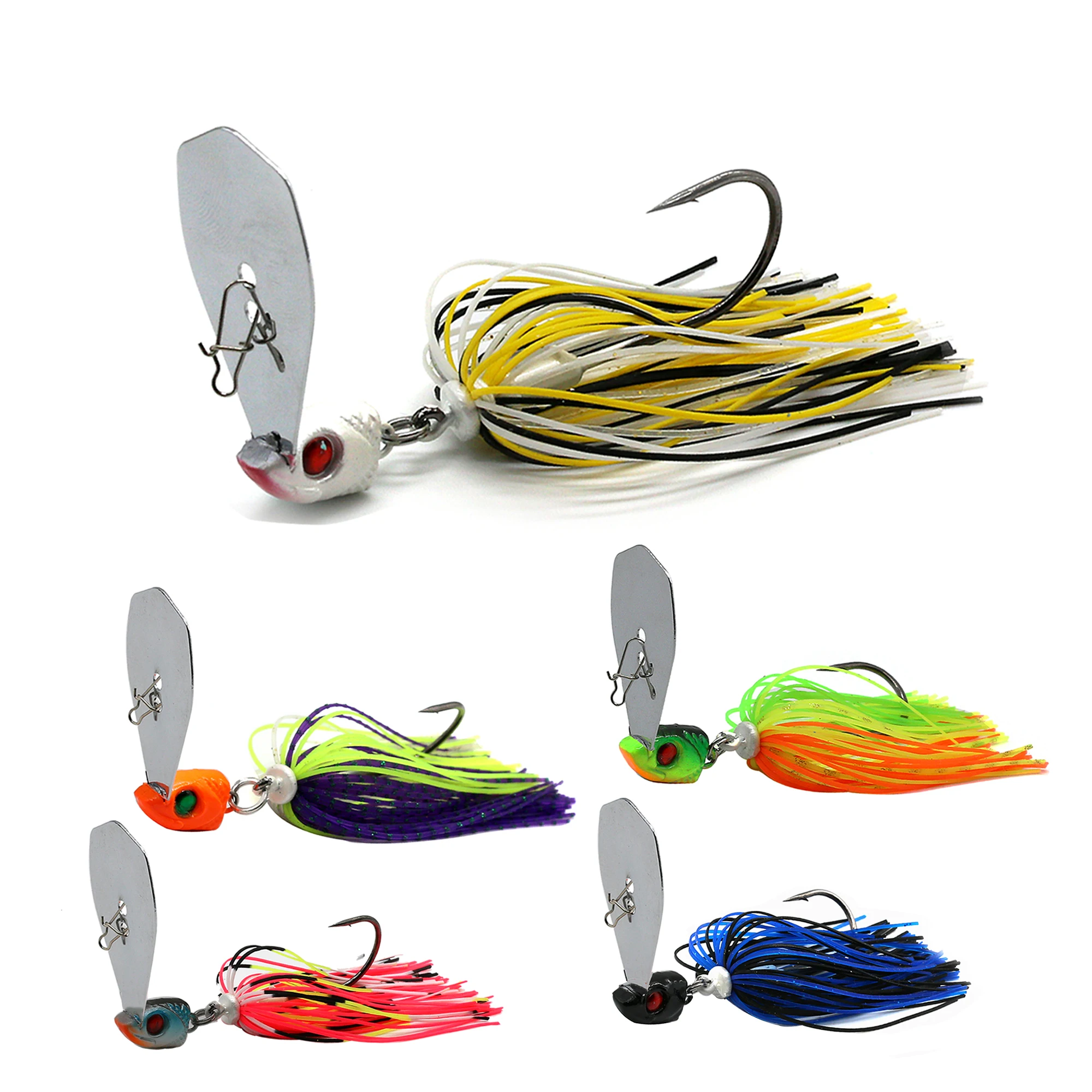

2020 New Arrival 16G chatter bait spinner bait fishing lure Buzzbait wobbler isca artificial rubber skirt for bass pike walleye