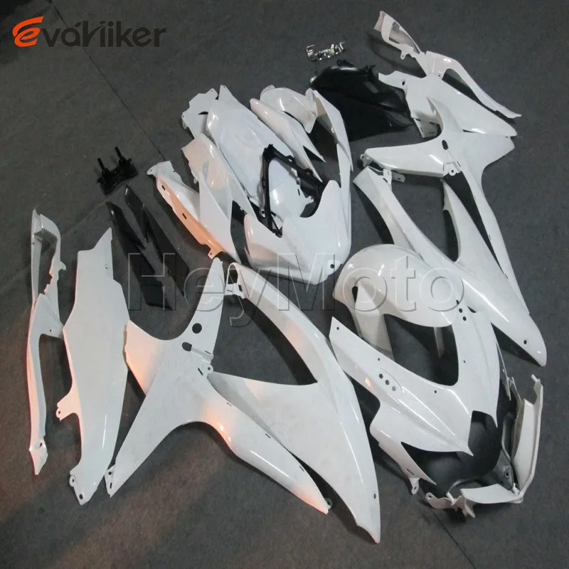 Капот мотоцикла на заказ для K8 GSX-R600750 2008-2010 2009 GSXR600 08 09 10 обтекатель двигателя заказ+ литьевая форма ABS зеленый белый