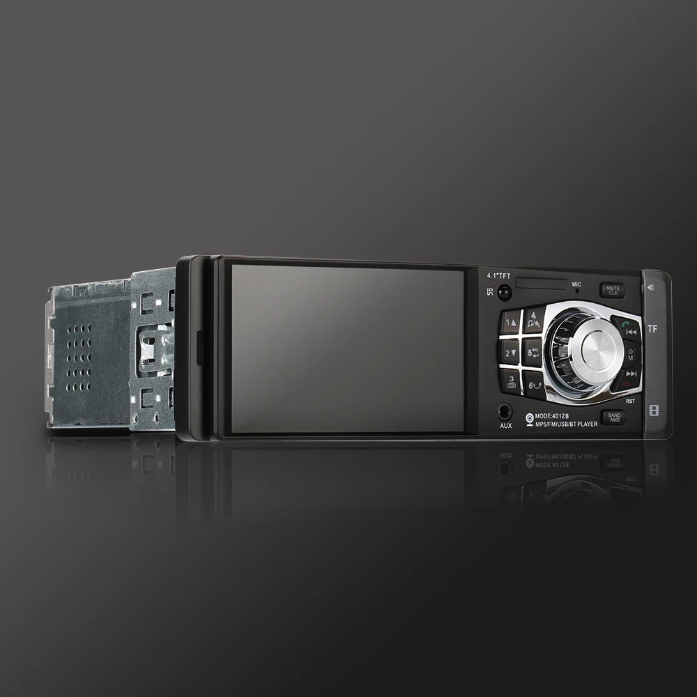 Clearance Universal 4.1" 1 Din Car Audio Auto Radio Stereo MP5 Player FM BT 2.0 Support Rear View Camera USB Steering Wheel Remote Control 20