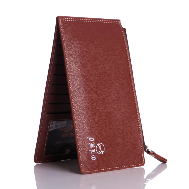 

Cross Border New Style MEN'S LONG Pattern Wallet Mobile Phone Bag Women's Double Zipper Ultra-Thin Wallet Guangzhou Wallet Whole