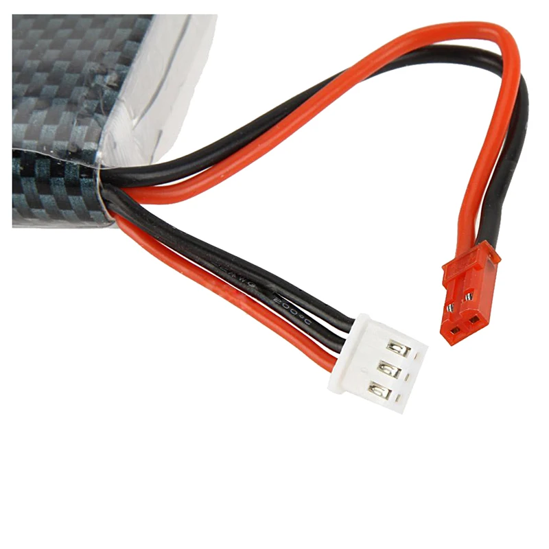 7,4 V 2200mAh 25C 2S Lipo батарея w/JST разъем