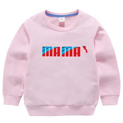 Gododomaoyi/весна-осень г.; пуловер с рисунками; топы с модным принтом для маленьких мальчиков; топы с длинными рукавами; свитер с круглым вырезом; детская одежда для мальчиков - Цвет: Розовый