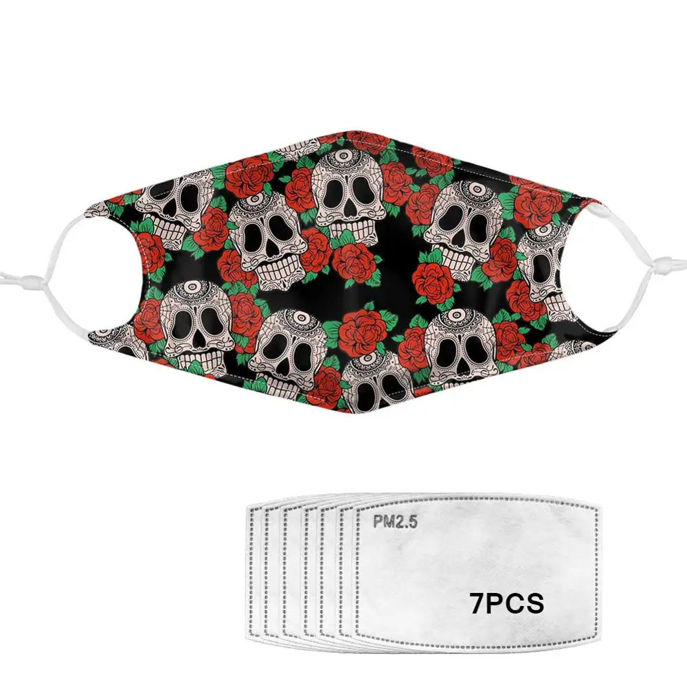 

Adult customizable masks with 7 filters, dustproof and antifog, reusable, washable masks, breathable masks