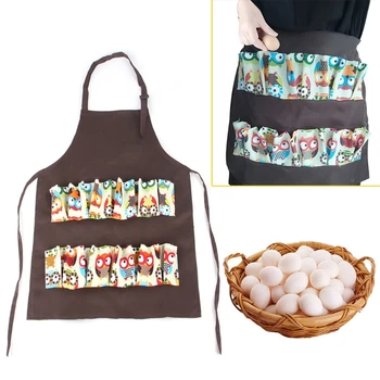 

Egg Collecting Harvest Apron Farm Work Aprons for Hens Duck Goose Eggs Storage Pockets Farmhouse Home Workwear
