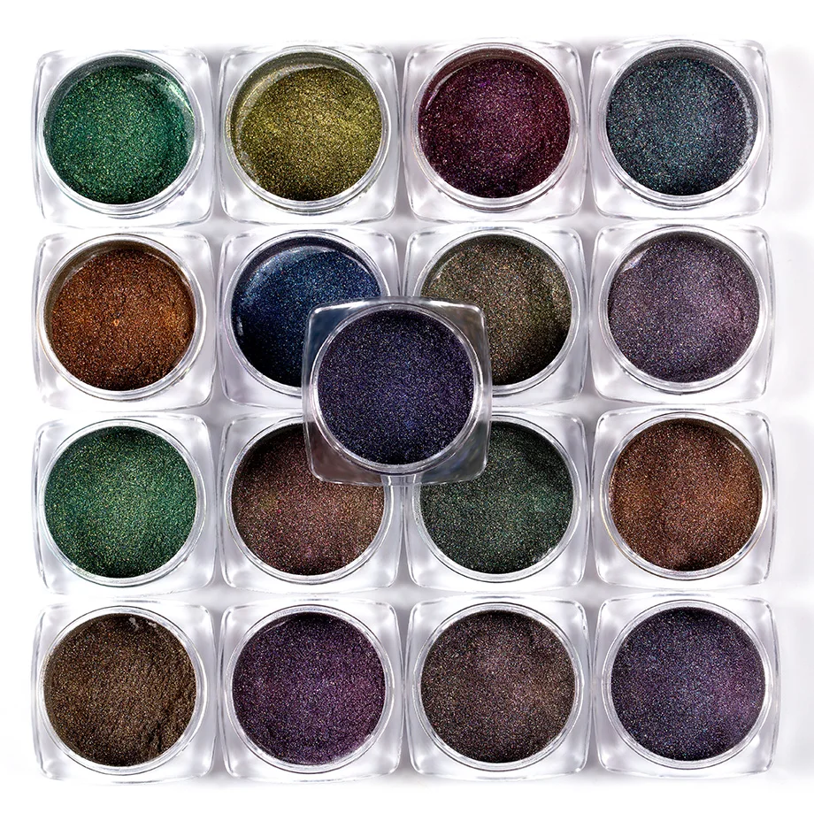 Clearance Discount ROSALIND 0.2g Laser Peacock Powder Nail Glitter Pigment Decoration For Manicure Base Top Coat Design Nail Art