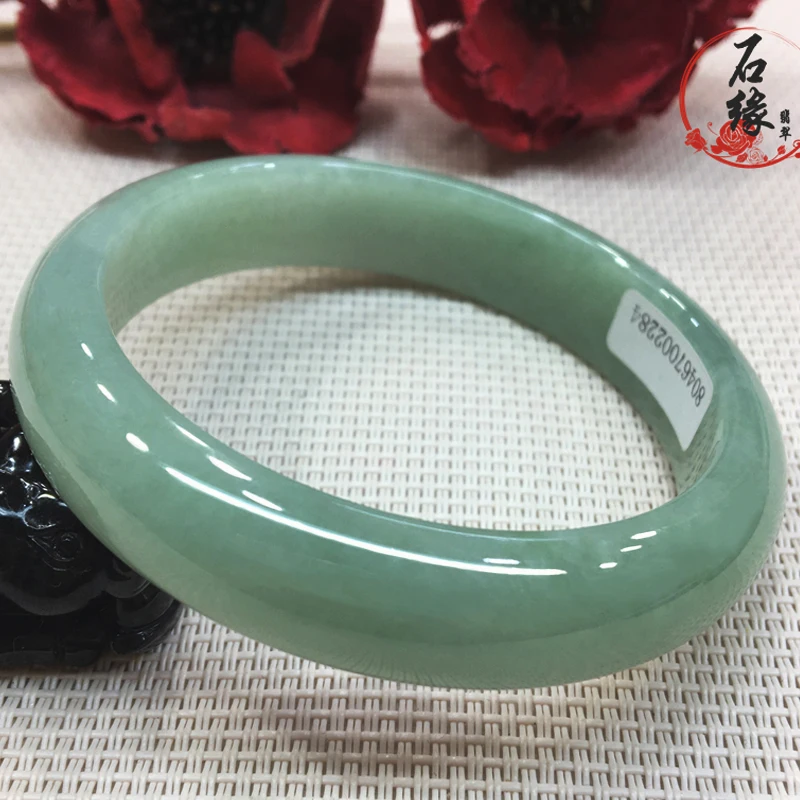 Gift Certificate Natural and Burma Jade A-Class 54-62mm Light Green Bracelet Exquisite Princess Best | Украшения и аксессуары