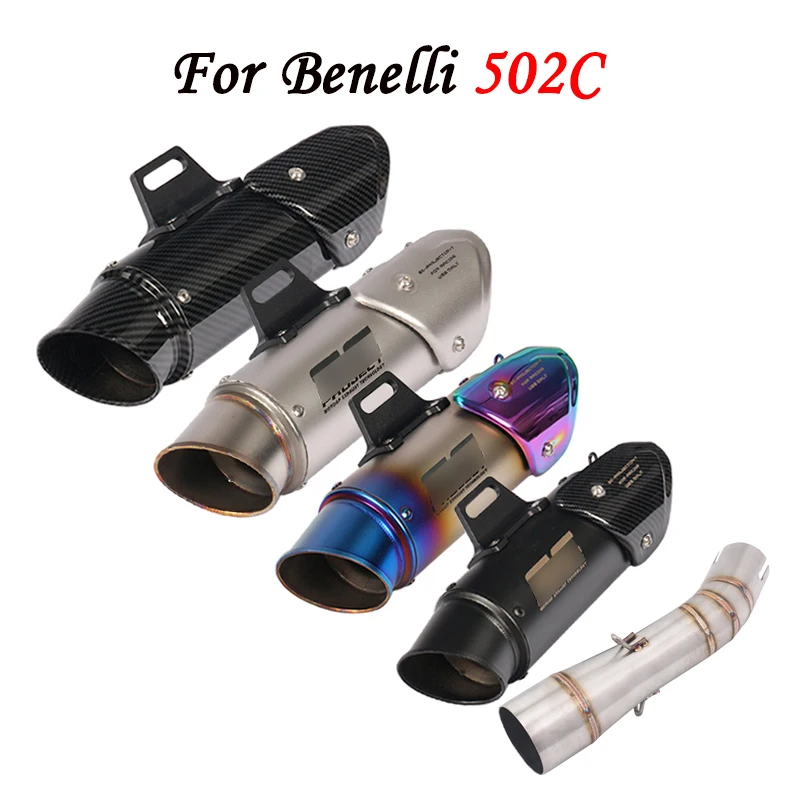 Motorcycle exhaust muffler For Benelli Devil 502c Modified Exhaust Pipe 502C Modified Scorpion Exhaust Pipe Accessories