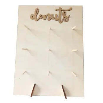 

Wooden Donut Wall Stand Donut Party Decoration Doughnut Holder Bride Wedding Party Decor Birthday Party Supplies Baby Shower