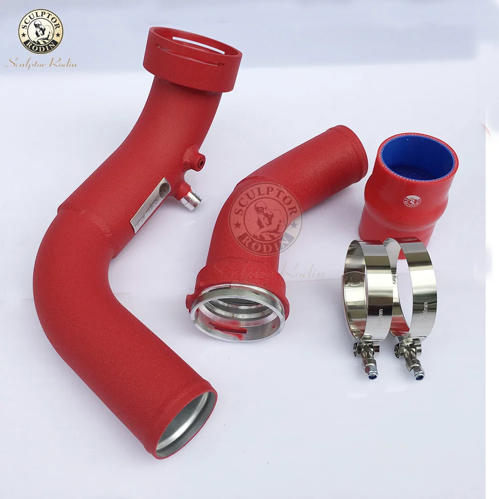 Intake Charge pipe Aluminum OEM Replacement For BMW F20 F30 M135i M235i 335i 435i N55 3.0T red