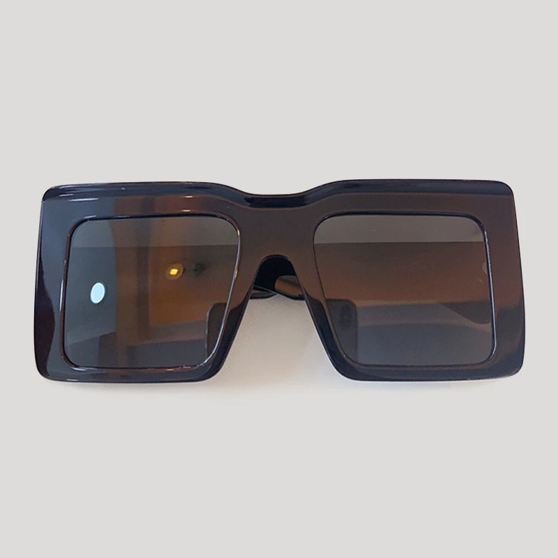 No.6 Sunglasses Ретро прямоугольные солнцезащитные очки для женщин и мужчин, брендовые дизайнерские классические негабаритные солнцезащитные очки - Цвет линз: No.6 Sunglasses