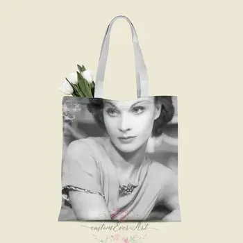 

Vivien Leigh tote bag custom canvas tote bags for women for teacher Birthday Bags Gift Bag personalized gifts