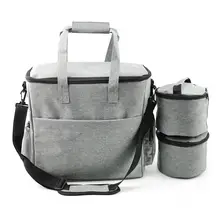 Переносная дорожная сумка для собак, чехол-органайзер для маленьких собак, складные миски, многофункциональные карманы, игрушки для еды