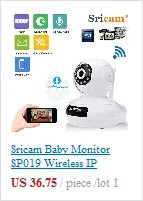 Sricam SP017 HD Беспроводная ip-камера безопасности Wifi двухсторонняя аудио IR-Cut ночное видение Аудио Сигнализация для внутреннего наблюдения детский монитор