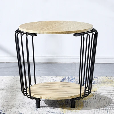 Small coffee table Современный Повседневный журнальный столик из кованого железа хлопковый льняной стул столовая стулья для обеденных Комнат мебель для встреч кухня спальня кафе - Цвет: Small coffee table