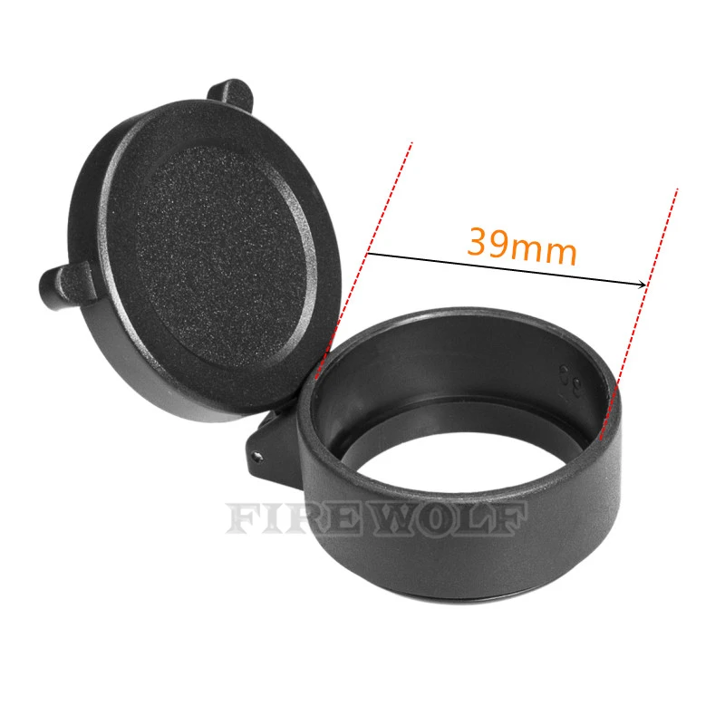 Enhanced Rifle Scope Protective Lens Cover - Quick Flip Spring-Loaded Cap