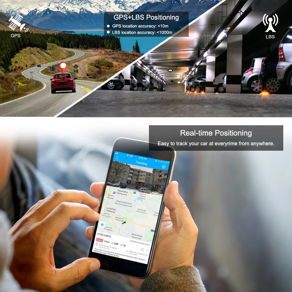Concox GT08 водонепроницаемый мотоцикл gps трекер Встроенный аккумулятор GSM для