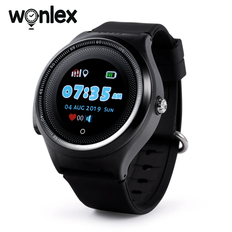 Redondo com Vibração Relógios à Prova Telefone-relógio de Localização Wonlex Smart-relógios Tracker Crianças d2 Água 2g Alarme Dispositivo Wearable Kt06 Gps - Image 2