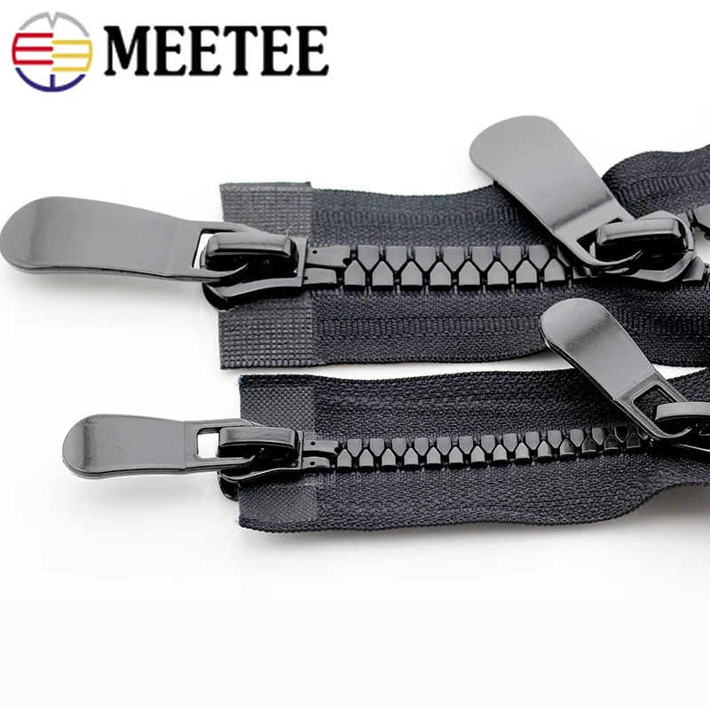 Meetee 8 #15 # молнии из смолы с открытым концом 20 150 см молния пуховик пальто двойные
