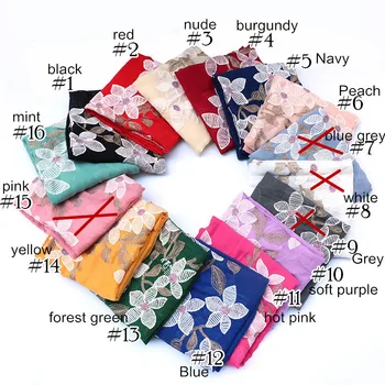 

Hot sale solid embroider tassel Muslim hijab scarf gorgeous bandana scarf independence packing 10pcs/lot free shipping