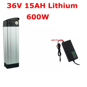

36V 15Ah electric bike battery 36V electric motorcycle Lifepo4 Lithium battery pack 36v 600w ebike Rear rack battery 450W 500W
