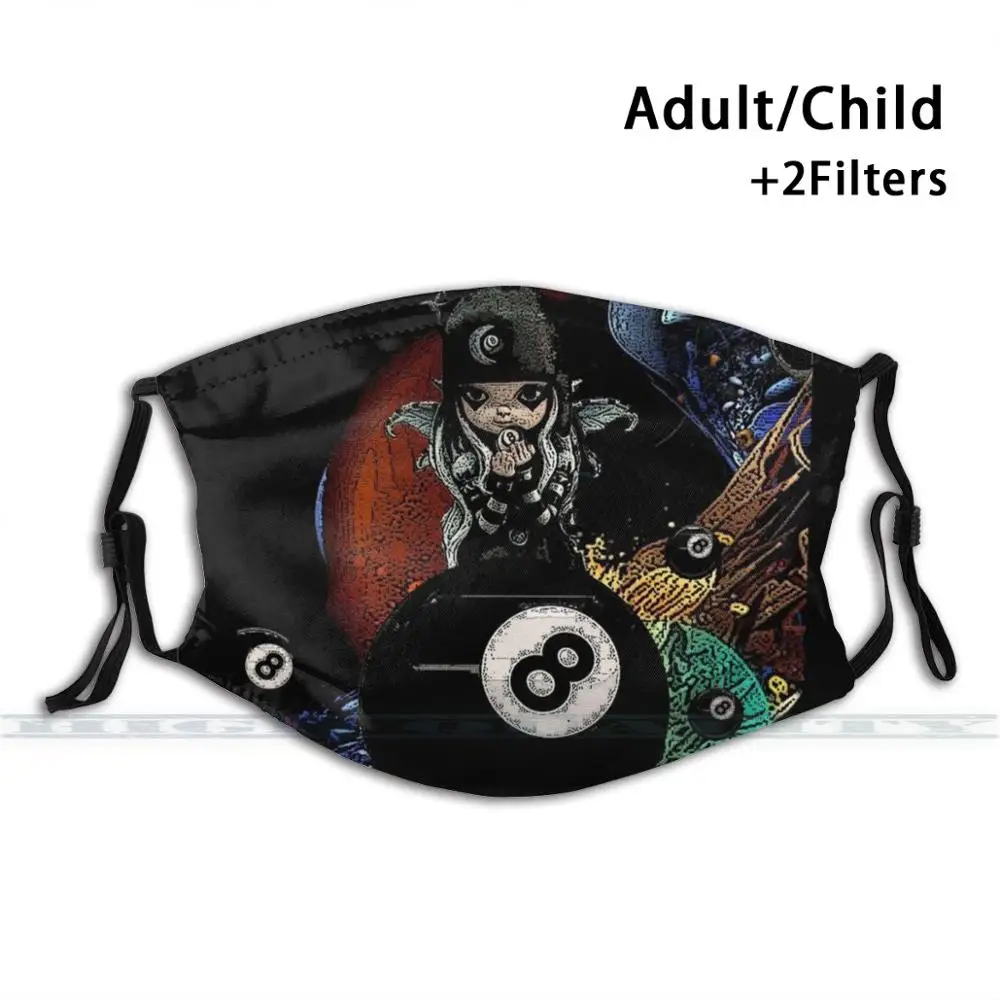 Художественная моющаяся многоразовая Ультрамодная маска для лица Pixel'S с