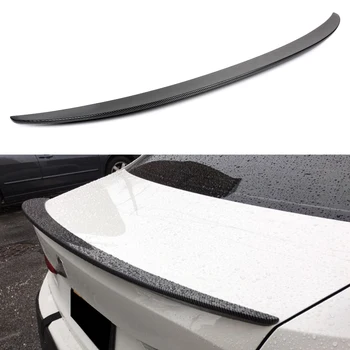 

For BMW 3 series G20 Auto Rear Tail Trunk Lip Spoiler Wing Trim Canbon Fiber Style Spoilers 2020 2021 330i M340i ABS Plastic