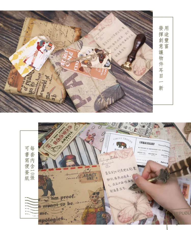 12sets/1lot Retro scene Diary Planner Decorative Mobile Stickers Scrapbooking Craft Stationery Stickers