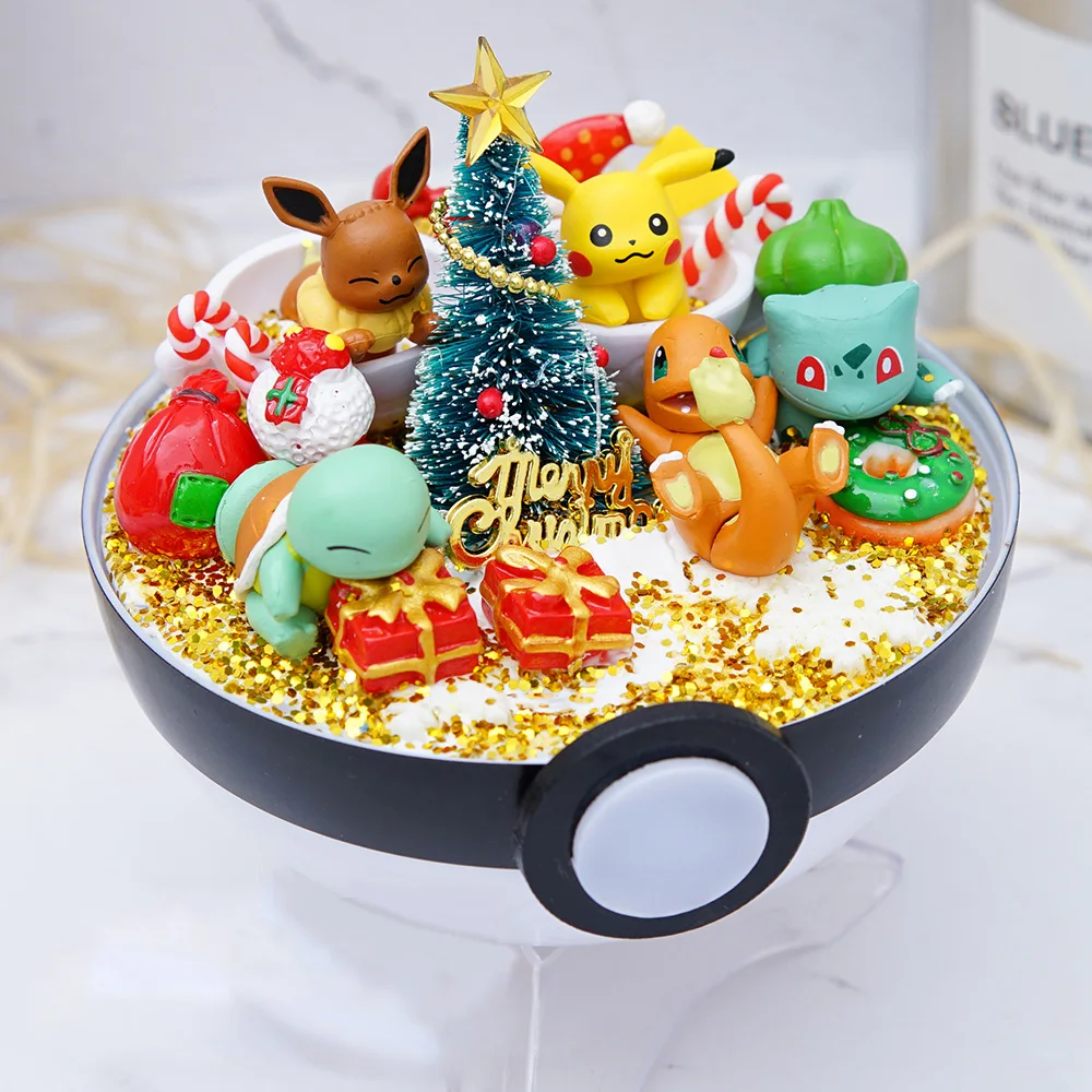 STLE07 Takara Tomy Pokemon Ball XY фигурки Пикачу Бульбазавр Mewtwo ручная работа DIY модель игрушки Brinquedos подружка коробка для рождественских подарков - Цвет: STLE07